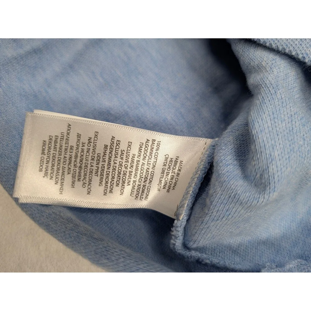 Polo Ralph Lauren Mens Classic Fit Short Sleeve Polo Shirt Light Blue Large LG